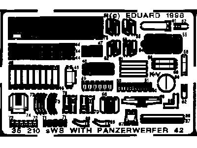  sWS with Panzerwerfer 42 1/35 - Italeri - blaszki - zdjęcie 3