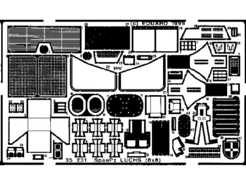  SpaePz.  Luchs (8x8) 1/35 - Revell - blaszki - zdjęcie 1