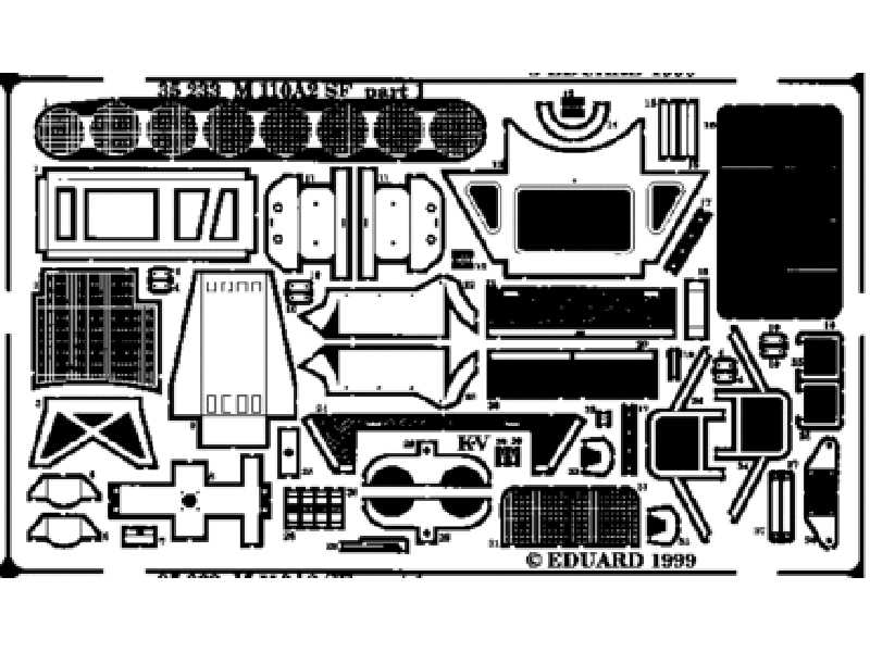M-110A2 SF 1/35 - Revell - blaszki - zdjęcie 1 M-110A2 SF 1/35 - Revell - blaszki - zdjęcie 1
