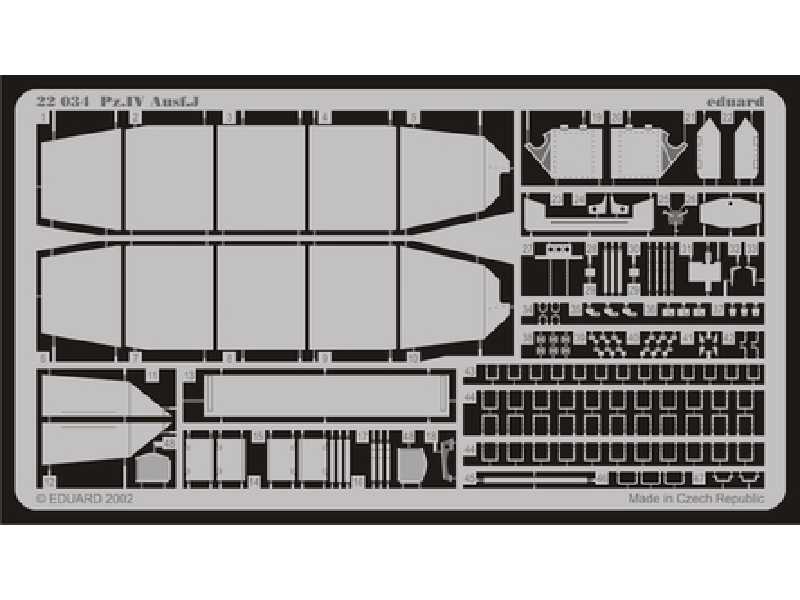 Pz. IV Ausf. J 1/72 - Revell - blaszki - zdjęcie 1 Pz. IV Ausf. J 1/72 - Revell - blaszki - zdjęcie 1