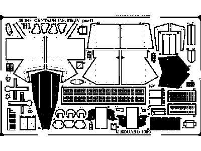  Centaur C. S. Mk. IV 1/35 - Tamiya - blaszki - zdjęcie 2