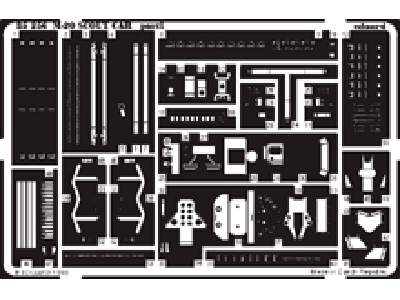  M-20 Scout Car 1/35 - Italeri - blaszki - zdjęcie 1