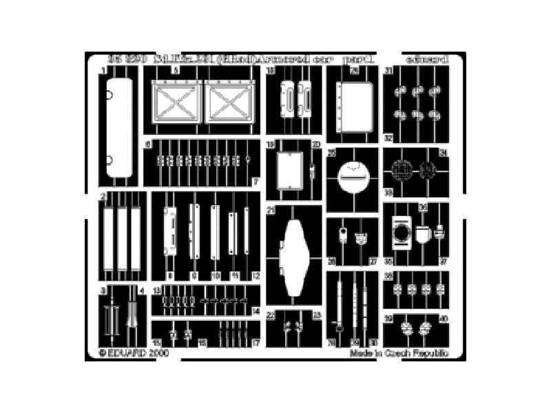 Sd. Kfz.231 (6Rad) armored car 1/35 - Hapm - blaszki - zdjęcie 1 Sd. Kfz.231 (6Rad) armored car 1/35 - Hapm - blaszki - zdjęcie 1