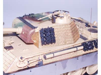  Panther Ausf. G early Zimmerit Vertical 1/35 - Tamiya - blaszki - zdjęcie 3