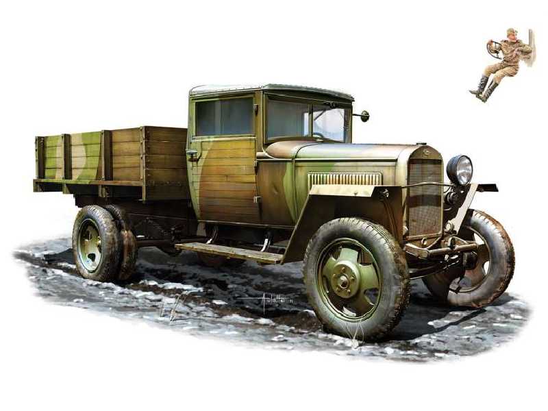 Ciężarówka Gaz-MM Mod. 1943 Cargo Truck - zdjęcie 1 Ciężarówka Gaz-MM Mod. 1943 Cargo Truck - zdjęcie 1