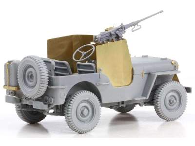 Jeep opancerzony 1/4 Ton 4x4 Truck z karabinem maszynowym - zdjęcie 3