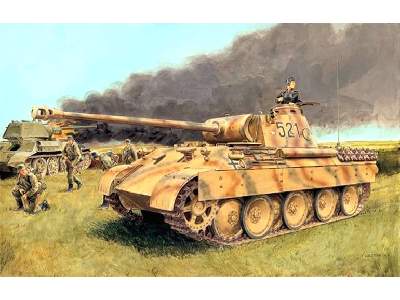 Czołg Pantera Sd.Kfz.171 Panther Ausf.D wczesna produkcja - zdjęcie 1