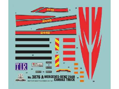 Ciężarówka Mercedes-Benz 2448 Canvas Truck - zdjęcie 4