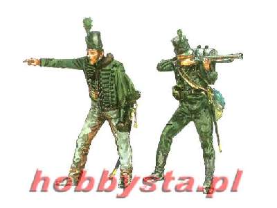 Figurki British 95th rgt. Green Jackets - Napoleonic Wars - zdjęcie 1