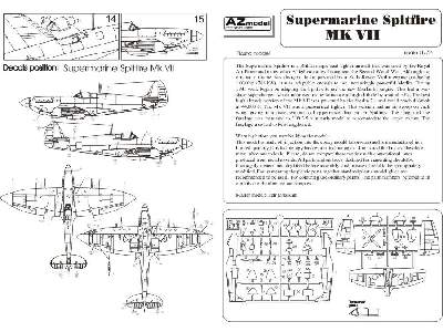 Supermarin Spitfire Mk.VII myśliwiec - zdjęcie 3