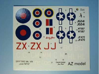 Supermarin Spitfire Mk.VIII MTO myśliwiec - zdjęcie 5