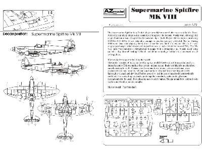 Supermarin Spitfire Mk.VIII RAAF myśliwiec - zdjęcie 3