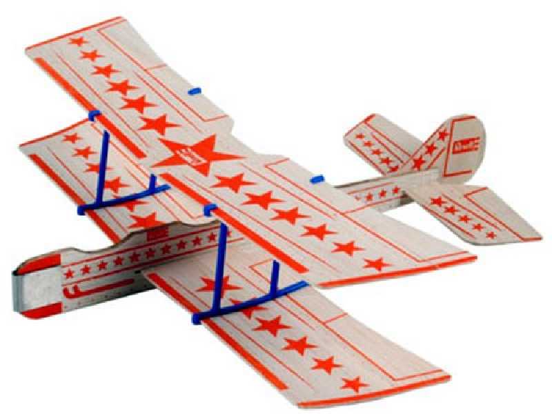 Revell Biplane (Doppeldecker) - szybowiec - rzutka - zdjęcie 1 Revell Biplane (Doppeldecker) - szybowiec - rzutka - zdjęcie 1