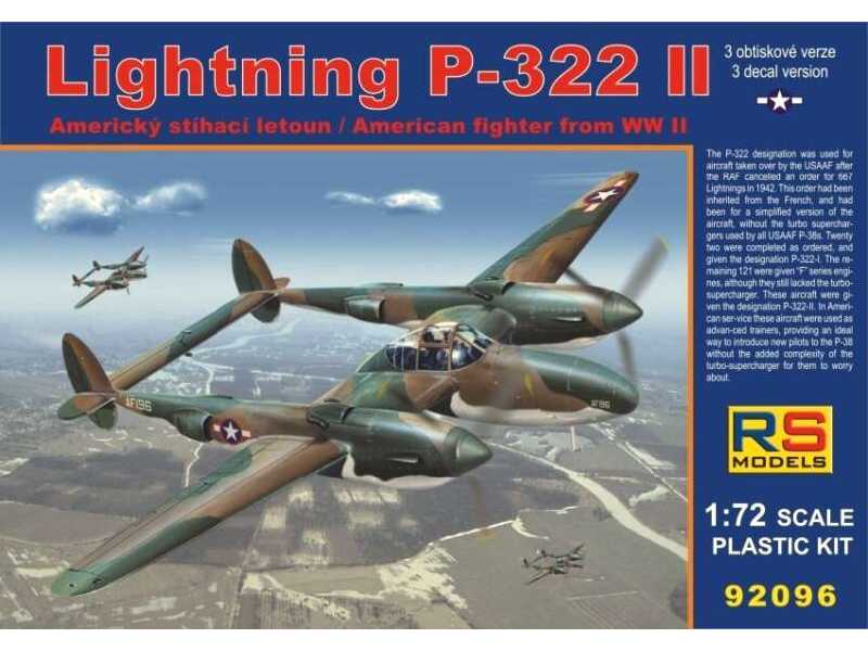 Lightning P-322 II myśliwiec - zdjęcie 1 Lightning P-322 II myśliwiec - zdjęcie 1