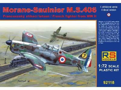 Morane Saulnier MS.406 myśliwiec francuski - zdjęcie 1