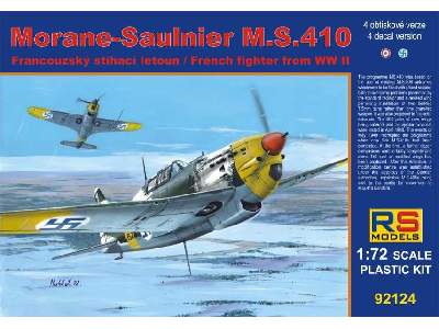 Morane Saulnier MS.410 francuski myśliwiec - zdjęcie 1