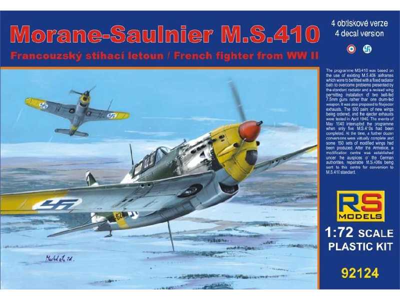 Morane Saulnier MS.410 francuski myśliwiec - zdjęcie 1