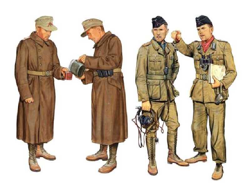 Figurki DAK Panzer & Artillery Crew - Libia 1941 - zdjęcie 1 Figurki DAK Panzer & Artillery Crew - Libia 1941 - zdjęcie 1
