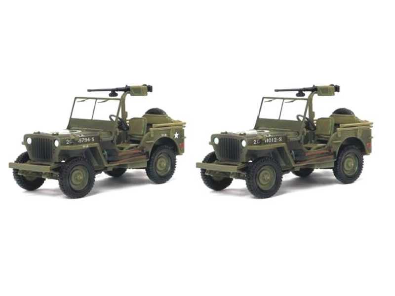 1/4 Ton 4x4 Truck w/.50cal Heavy Machine Gun (Twin Pack) - zdjęcie 1