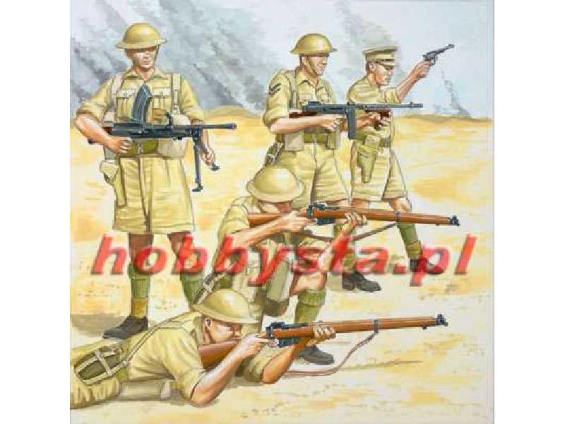 Figurki WWII British 8th Army - zdjęcie 1 Figurki WWII British 8th Army - zdjęcie 1
