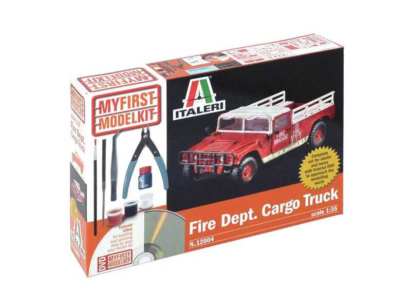 Fire Dept. Cargo Truck - Mój Pierwszy Model - zestaw - zdjęcie 1 Fire Dept. Cargo Truck - Mój Pierwszy Model - zestaw - zdjęcie 1
