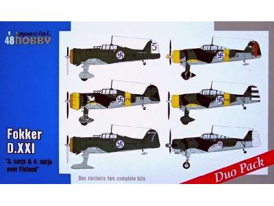 Fokker D.XXI Duo Pack - 3 sarja & 4 sarja over  - zdjęcie 1