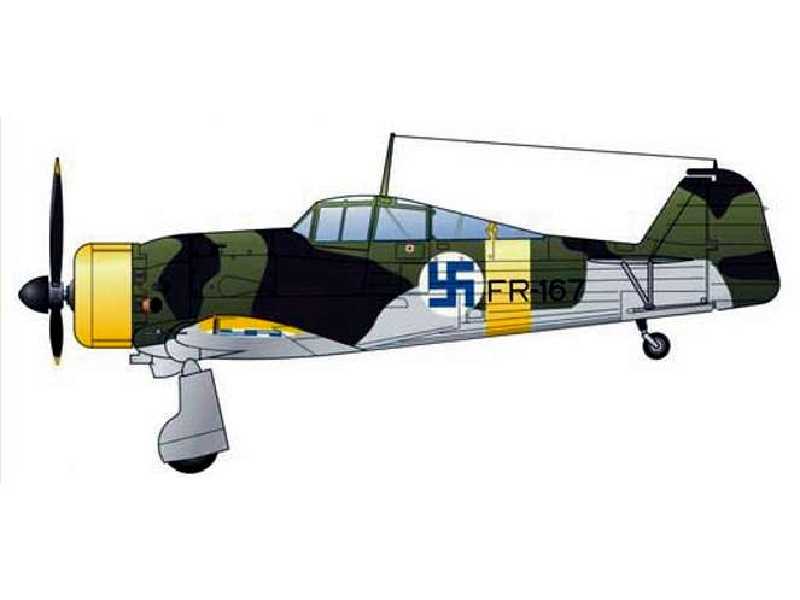 Fokker D.XXI FR-167 with retractable landing - zdjęcie 1 Fokker D.XXI FR-167 with retractable landing - zdjęcie 1
