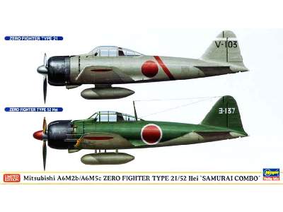 Mitsbshi A6m2b/A65c Zero Samuri - 2 Modele - zdjęcie 1