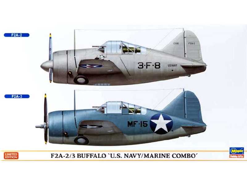 F2a-2/3 Bufflo US Navy/Marine - 2 Modele - zdjęcie 1 F2a-2/3 Bufflo US Navy/Marine - 2 Modele - zdjęcie 1