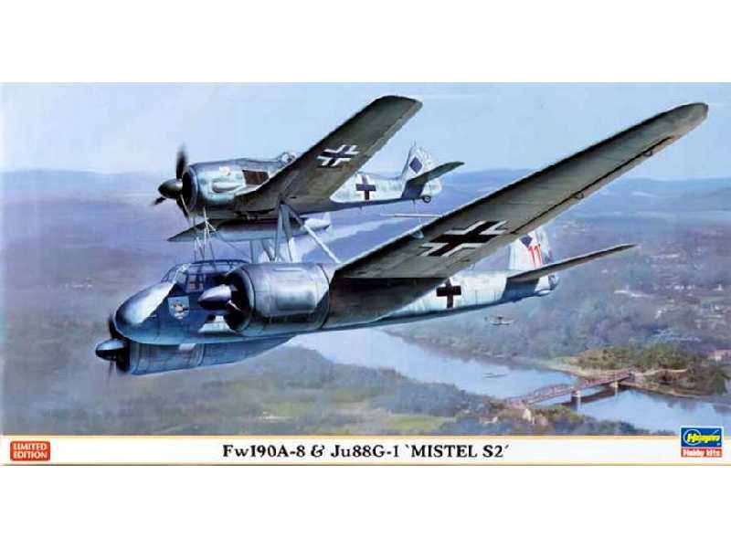 Fw190a-8 & Ju88g-1 Mistel S2 - 2 Modele - zdjęcie 1 Fw190a-8 & Ju88g-1 Mistel S2 - 2 Modele - zdjęcie 1