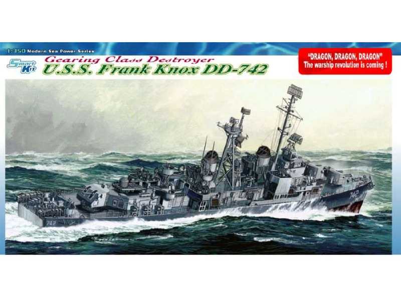 U.S.S. Frank Knox DD-742 niszczyciel klasy Gearing - zdjęcie 1 U.S.S. Frank Knox DD-742 niszczyciel klasy Gearing - zdjęcie 1