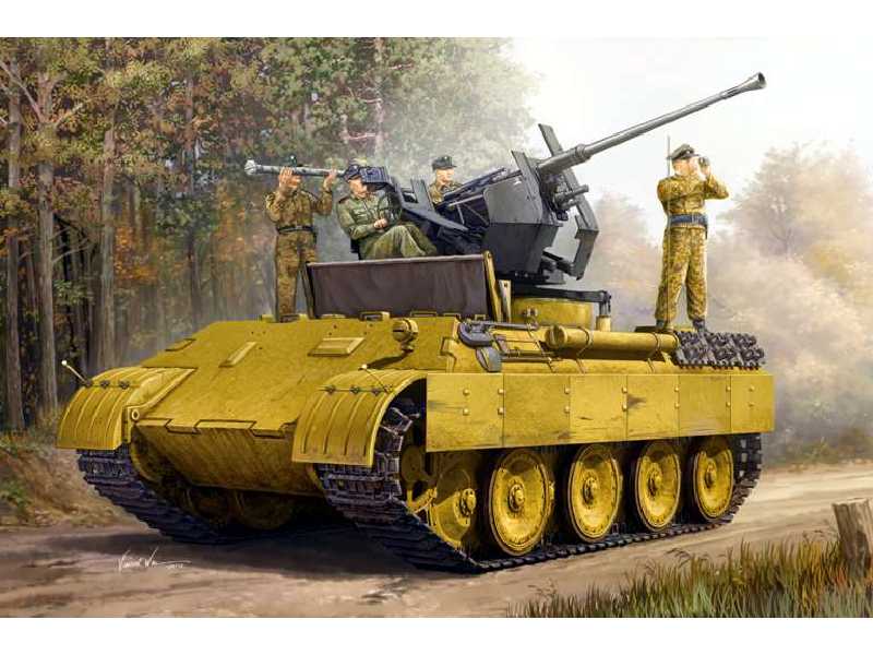 German Panther Ausf.D Flak Bergepanther - zdjęcie 1 German Panther Ausf.D Flak Bergepanther - zdjęcie 1