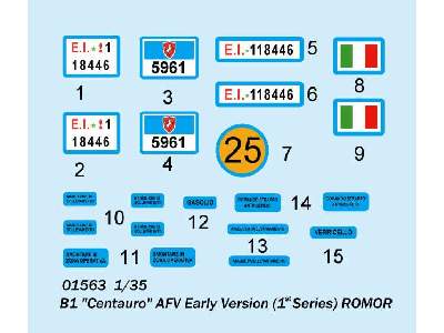 B1 Centauro AFV (1st Series) ROMOR - wczesna wersja - zdjęcie 3