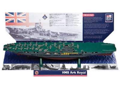 HMS Ark Royal brytyjski lotniskowiec - zestaw podarunkowy - zdjęcie 2