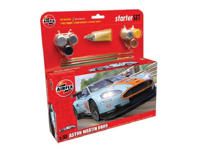 Aston Martin DBR9 Gulf - zestaw podarunkowy - zdjęcie 1 Aston Martin DBR9 Gulf - zestaw podarunkowy - zdjęcie 1
