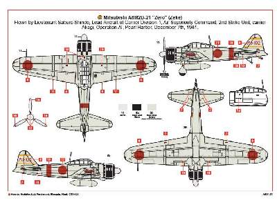 Zestaw Curtiss P-40B Warhawk i Mitsubishi Zero - zdjęcie 2