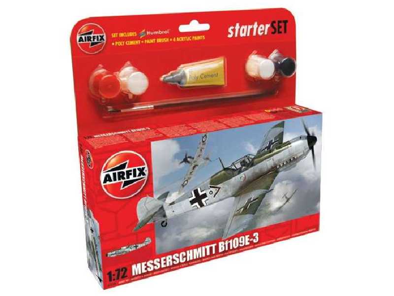 Messerschmitt Bf109E - zestaw startowy - zdjęcie 1 Messerschmitt Bf109E - zestaw startowy - zdjęcie 1