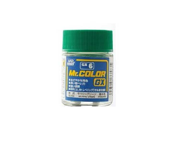 Mr.Color GX6 Morre Green - błyszcząca - zdjęcie 1 Mr.Color GX6 Morre Green - błyszcząca - zdjęcie 1