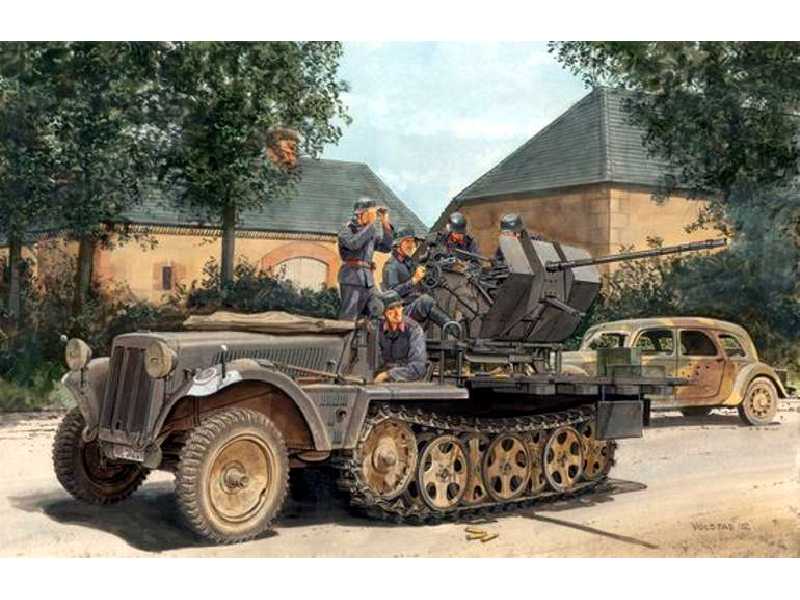 Sd.Kfz. 10/4 fur 2cm FlaK 30 - Smart Kit - zdjęcie 1 Sd.Kfz. 10/4 fur 2cm FlaK 30 - Smart Kit - zdjęcie 1
