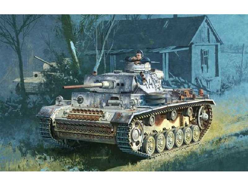 Pz.Kpfw.III Ausf.M w/Wading Muffler - seria Armor Pro - zdjęcie 1 Pz.Kpfw.III Ausf.M w/Wading Muffler - seria Armor Pro - zdjęcie 1