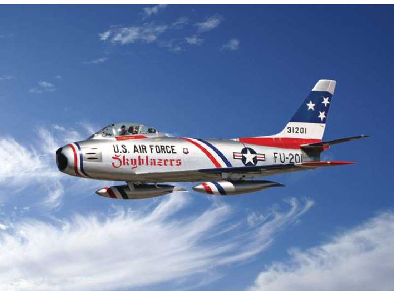 F-86F Sabre Jet Skyblazers - zdjęcie 1 F-86F Sabre Jet Skyblazers - zdjęcie 1