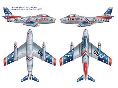 F-86F Sabre Jet Skyblazers - zdjęcie 4