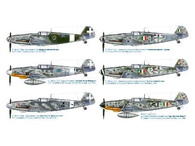 Messerschmitt BF 109 G-6 Italian ACES - zdjęcie 1