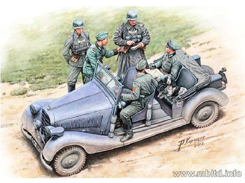 Mercedes Benz 170 V z figurkami - zdjęcie 1 Mercedes Benz 170 V z figurkami - zdjęcie 1