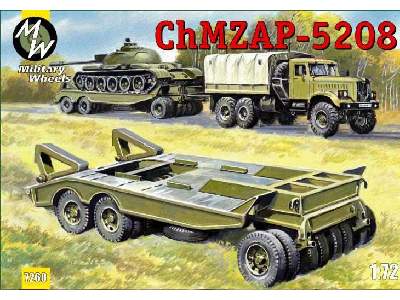 ChMZAP-5208 - przyczepa do przewozu czołgów - zdjęcie 1