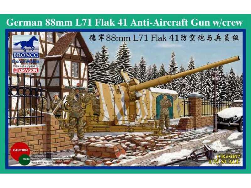 88mm L71 FlaK 41 - niemieckie działo przeciw lotnicze z obsługą - zdjęcie 1 88mm L71 FlaK 41 - niemieckie działo przeciw lotnicze z obsługą - zdjęcie 1