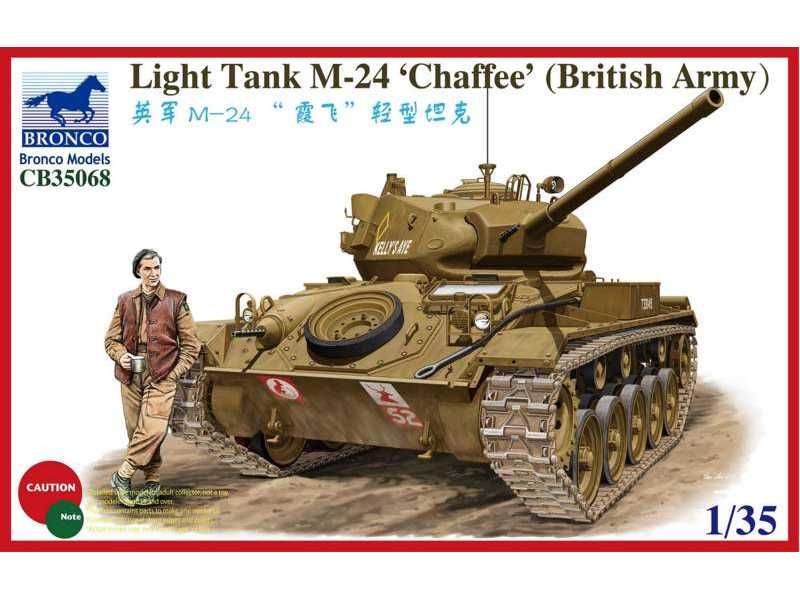 M-24 Chaffee lekki czołg - armia brytyjska II W.Ś. - zdjęcie 1