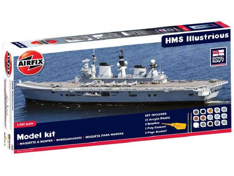 Lotniskowiec HMS Illustrious - zestaw podarunkowy - zdjęcie 1 Lotniskowiec HMS Illustrious - zestaw podarunkowy - zdjęcie 1