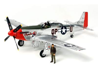 North American P-51D Mustang - Silver Color Plated - zdjęcie 1