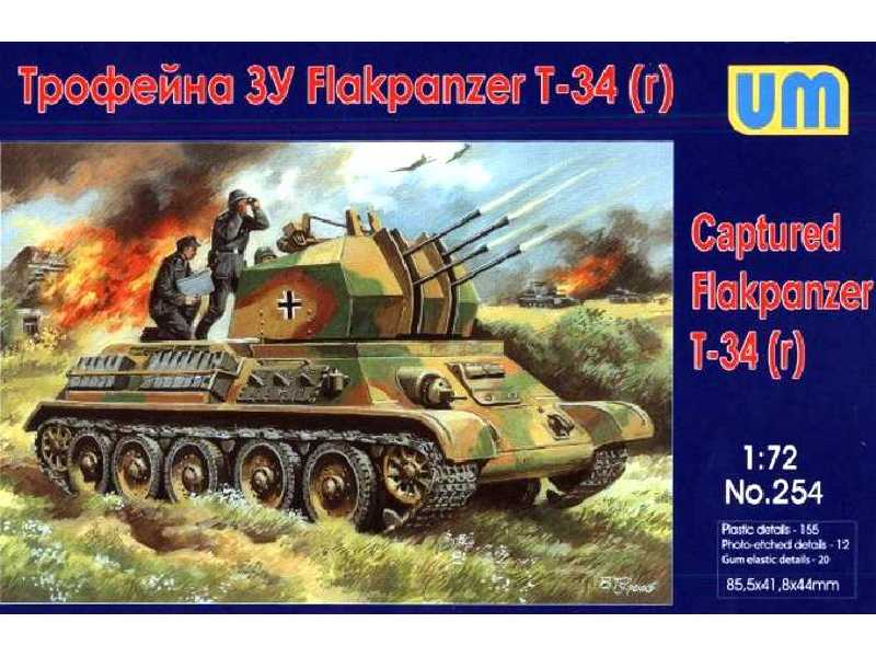 Zdobyczny Flakpanzer T-34(r) - zdjęcie 1 Zdobyczny Flakpanzer T-34(r) - zdjęcie 1